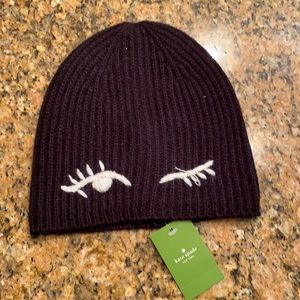 Kate Spade winking beanie
